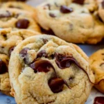Delicious gluten-free chocolate chip cookies fresh out of the oven